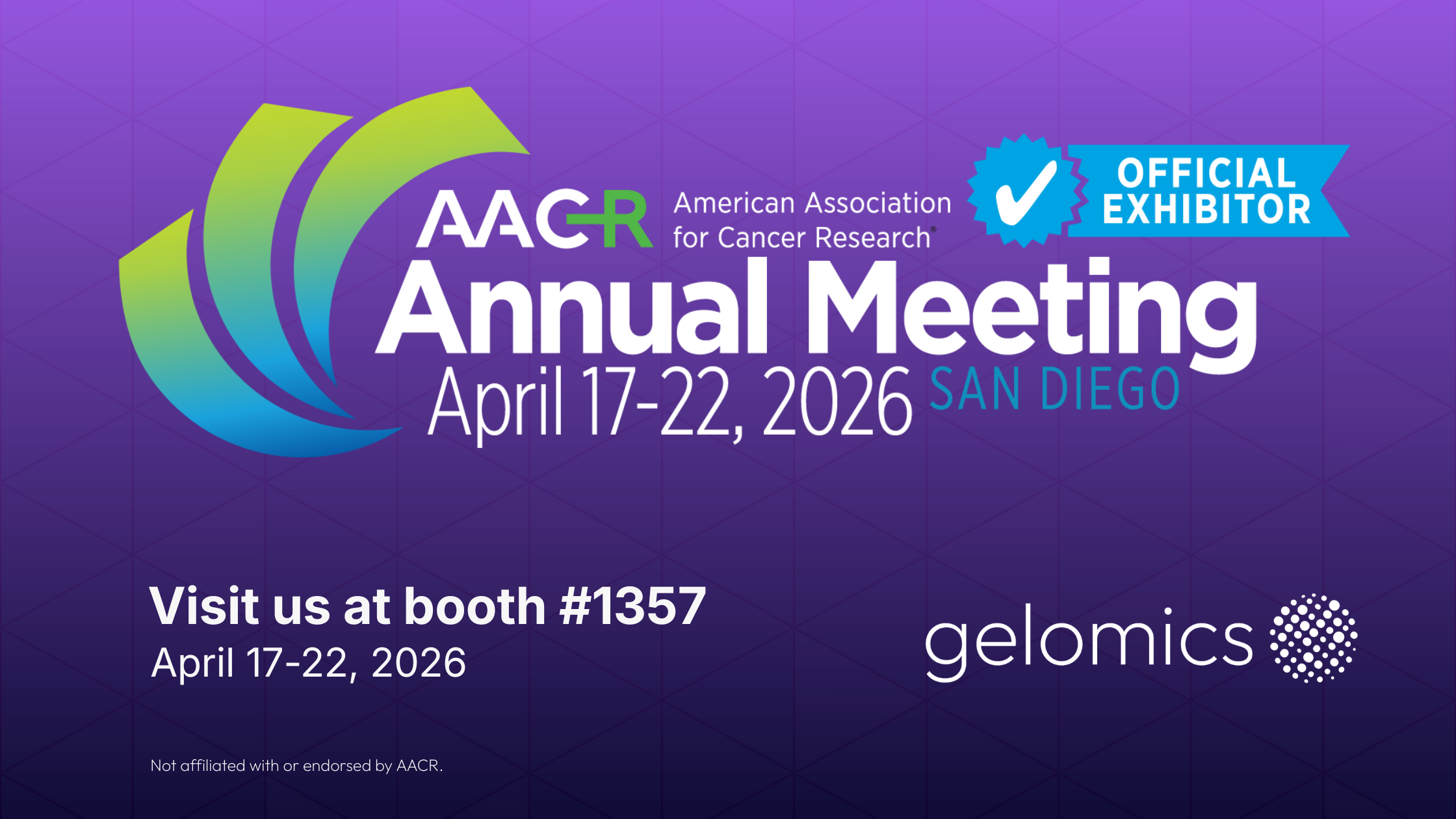 Conference | AACR Annual Meeting 2026 | San Diego